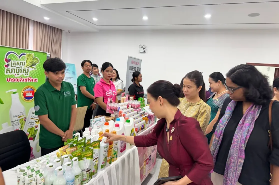 ក្រសួងកិច្ចការនារី ជំរុញឱ្យគាំទ្រផលិតផលរបស់សហគ្រិន