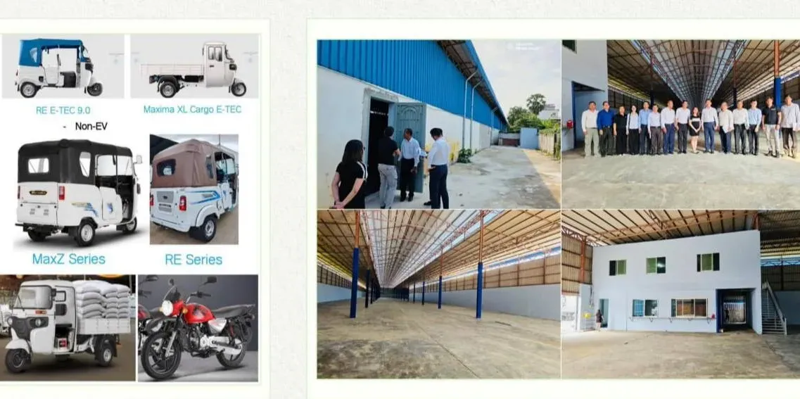 កម្ពុជា​នឹង​មានរោងចក្រ​ផ្គុំ​ដំឡើង​ម៉ូតូ និង​កង់បី​ ​នៅខណ្ឌដង្កោ​ ក្នុងទំហំទុន​វិនិយោគ ៨លានដុល្លារ​អាម៉េរិក - AMS Article Thumbnail