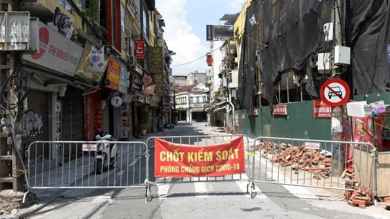 ក្រុង​ហាណូយ​បន្ធូរ​ការ​រឹតត្បិត​ទៀត​ ​ឆ្លង​ប្រចាំថ្ងៃ​បន្ត​ធ្លាក់ចុះ​