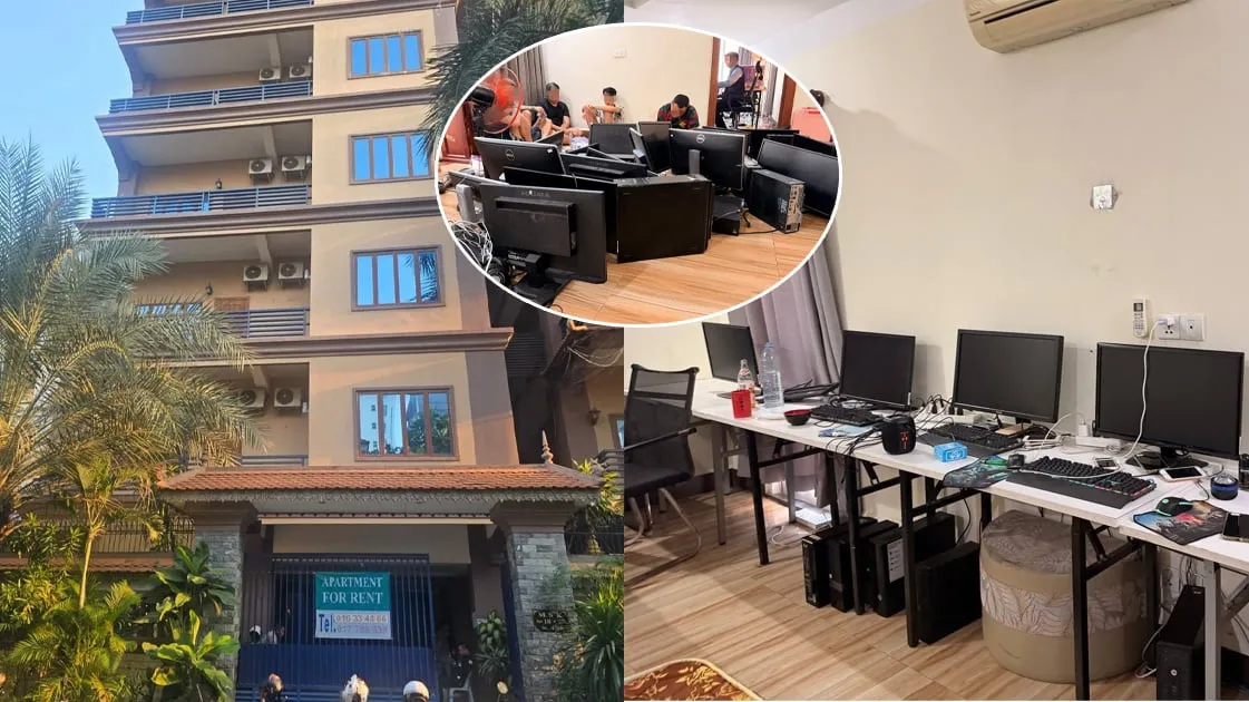 ជនជាតិវៀតណាម ១៧នាក់ ត្រូវបានឃាត់ខ្លួននៅថ្ងៃនេះ ពាក់ព័ន្ធបទល្មើសឆបោកតាមប្រព័ន្ធបច្ចេកវិទ្យា