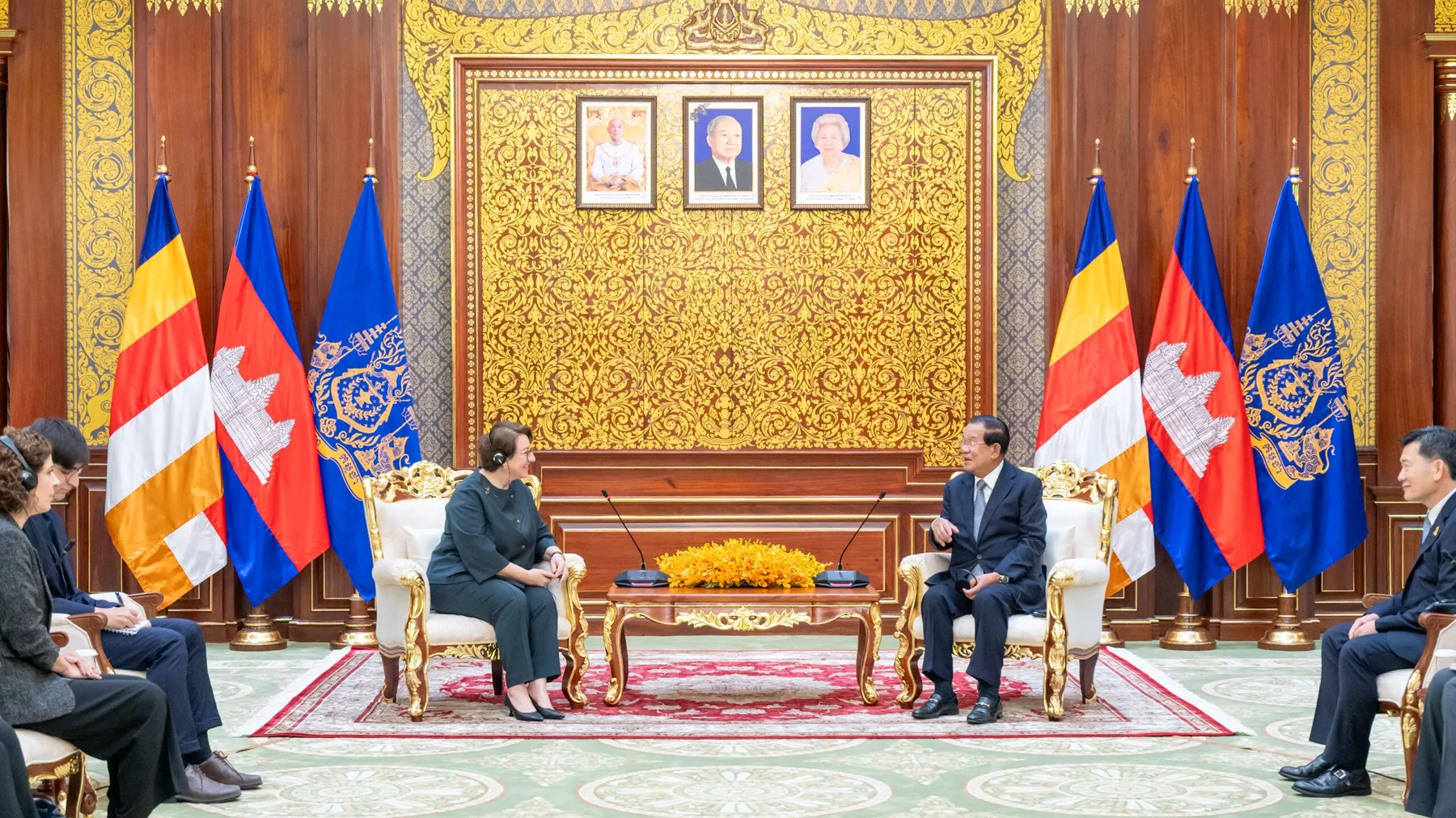 សម្ដេចតេជោប្រមុខរដ្ឋស្តីកម្ពុជាពេញចិត្តខ្លាំងនឹងពាក្យពេចន៍របស់ឯកអគ្គរដ្ឋទូតតួកគីចប់អាណត្តិពេលជម្រាបលា