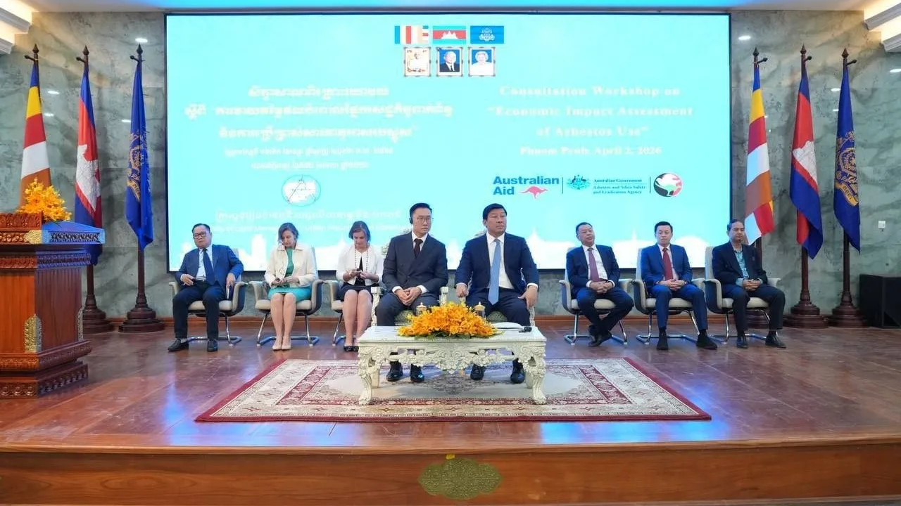 កម្ពុជាគ្រោងកំណត់ការប្រើប្រាស់សារធាតុ “អាសបេស្ដុស”ក្នុងវិស័យសំណង់