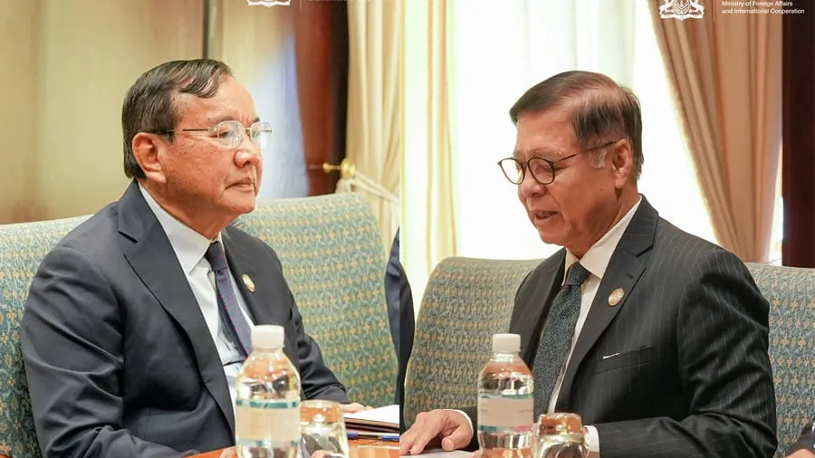 ប្រមុខការទូតកម្ពុជា-ថៃពិភាក្សាទ្វេភាគីលើកដំបូងពីបញ្ហាព្រំដែន ក្រោយខកខានជួបគ្នាជាង៤ខែ