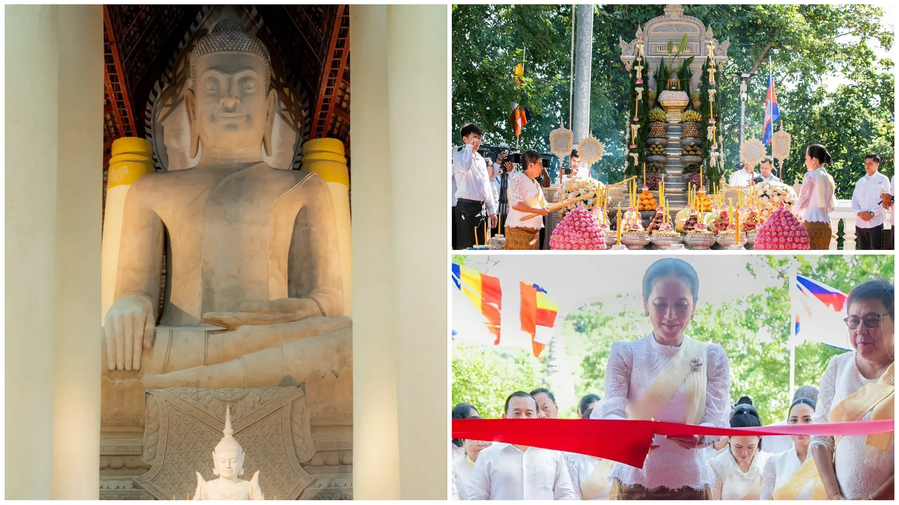 សម្ពោធសារមន្ទីរព្រះវិហារអដ្ឋរស្ស និងពុទ្ធាភិសេកព្រះអង្គធំនៅភ្នំ​ឧដុង្គ