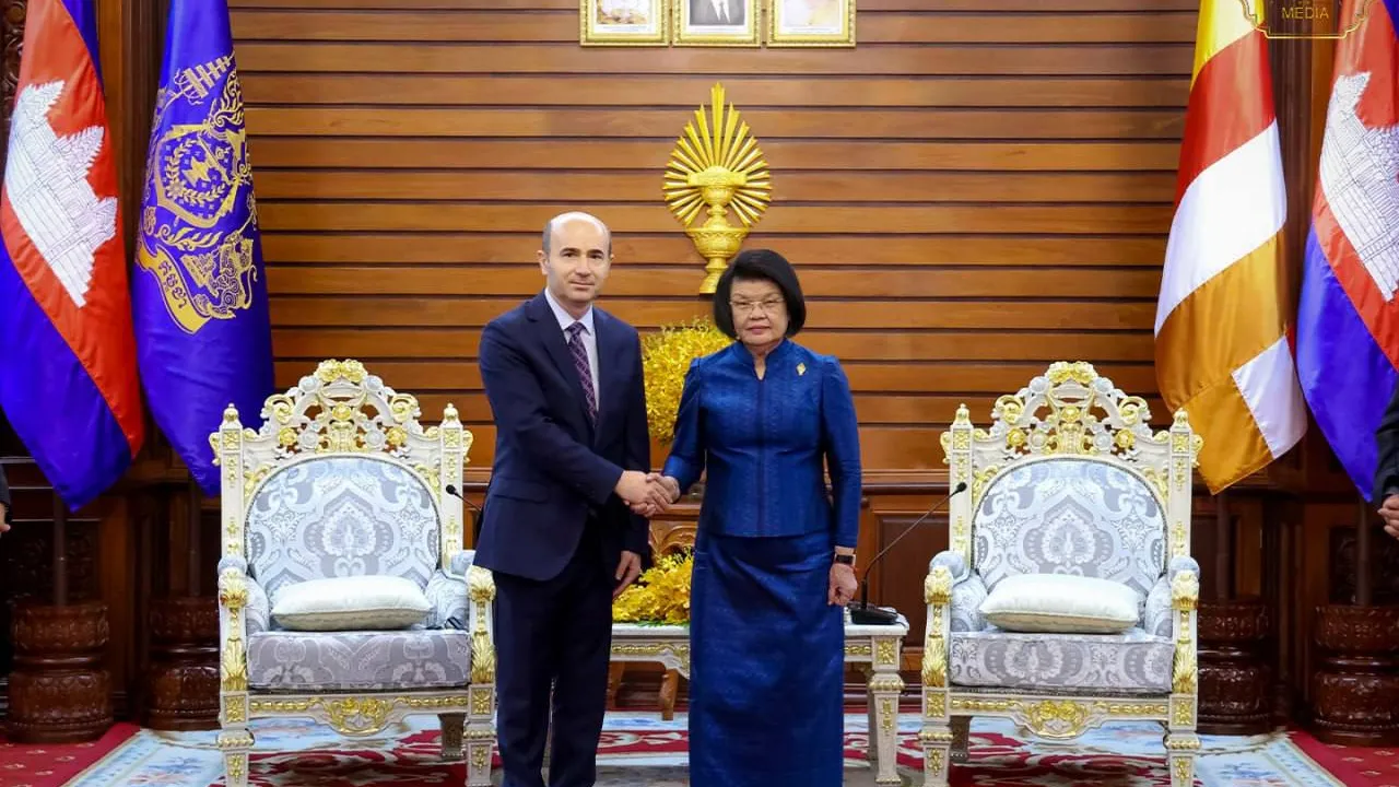សម្តេចប្រធានរដ្ឋសភា លើកទឹកចិត្ត ឯកអគ្គរដ្ឋទូតតួកគីយ៉េ ជួយជំរុញការវិនិយោគ ពាណិជ្ជកម្ម និងអ្នកទេសចរ មកកម្ពុជាបន្ថែមទៀត