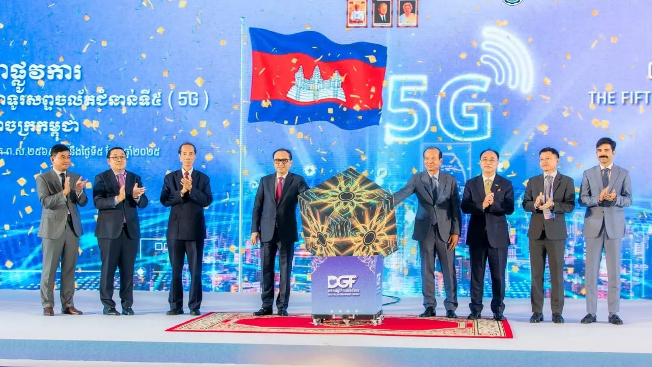 អ៊ីនធើណិត 5G សាកល្បងជំហានដំបូងនៅកម្ពុជា បង្ហាញថា អ្នកប្រើប្រាស់ប្រព័ន្ធចល័តកម្ពុជា នាំមុខ