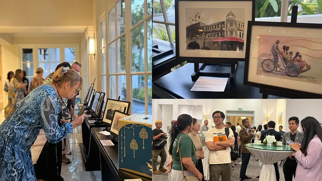 ភ្ញៀវជាតិ-អន្តរជាតិ ចូលរួមទស្សនាកុះករ ថ្ងៃបើកសម្ពោធពិព័រណ៍សិល្បៈបង្ហាញពីជីវភាពរស់នៅរបស់ប្រជាជនកម្ពុជា