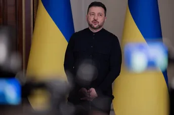 លោក Zelensky ថា មានបទឈប់បាញ់ ទើបអ៊ុយក្រែនបោះឆ្នោត - AMS Article Thumbnail