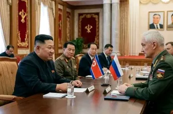 រុស្ស៊ី និង កូរ៉េខាងជើង ពង្រឹងកិច្ចសហប្រតិបត្តិការយោធា - AMS Article Thumbnail