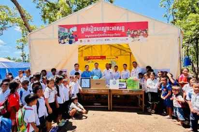 CFE រៀបចំព្រឹត្តិការណ៍ «រត់ដើម្បីការអប់រំកុមារព្រំដែន» ខណៈកុមារជិត ៧ពាន់នាក់នៅតំបន់ព្រំដែនបន្តរងផលប៉ះពាល់ពីជម្លោះ