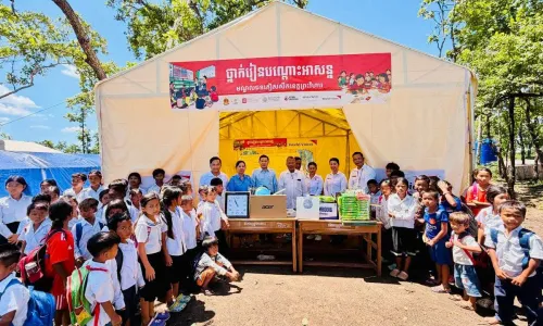 CFE រៀបចំព្រឹត្តិការណ៍ «រត់ដើម្បីការអប់រំកុមារព្រំដែន» ខណៈកុមារជិត ៧ពាន់នាក់នៅតំបន់ព្រំដែនបន្តរងផលប៉ះពាល់ពីជម្លោះ