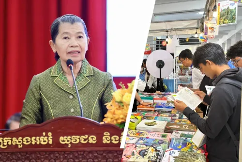 សម្តេច ម៉ែន សំអន ជំរុញឱ្យសិស្សានុសិស្សខិតខំអាន និងការសរសេរ ឱ្យបានច្រើនជំនួសការមើលទូរស័ព្ទ ដើម្បីលើកកម្ពស់ចំណេះដឹង