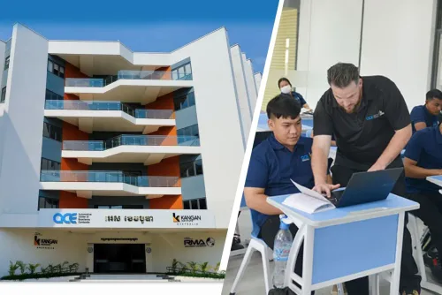 មជ្ឈមណ្ឌល ACE-C នាំយកស្តង់ដារពីអូស្ត្រាលី កសាងកម្លាំងជំនាញលើវិស័យយានយន្តកម្រិតពិភពលោក នៅកម្ពុជា