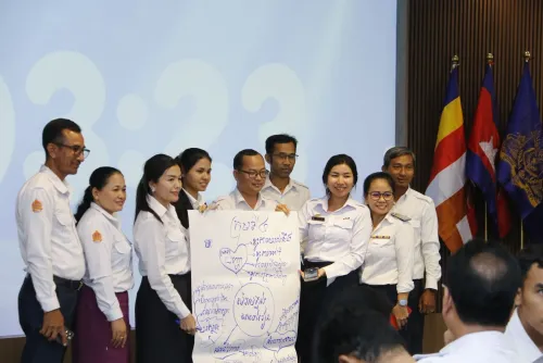 ពង្រឹងវិស័យអប់រំ ៖ សាលារៀនជំនាន់ថ្មី វិទ្យាល័យព្រែកលៀប ចែករំលែកវិធីសាស្រ្តបង្រៀនថ្មី ដល់គ្រូបង្រៀនសាលាដៃគូ
