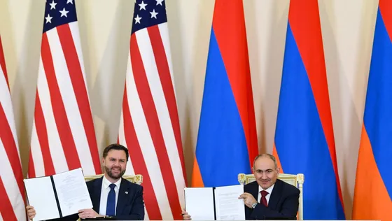 សហរដ្ឋអាមេរិក សាទរការឈានដល់សន្តិភាពជា «ប្រវត្តិសាស្ត្រ» រវាងអាមេនី និងអាស៊ែបៃហ្សង់ - AMS Article Thumbnail