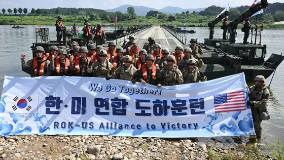 ខែក្រោយ អាមេរិក-កូរ៉េខាងត្បូង នឹងបញ្ចេញសាច់ដុំយោធារួមគ្នា - AMS Article Thumbnail