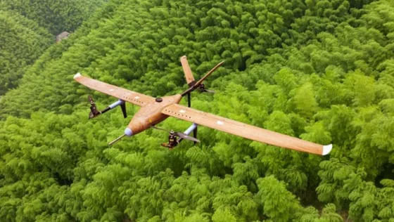 ចិន បញ្ចេញយន្តហោះដ្រូន ប្រើគ្រឿងបង្គុំពីឬស្ស៊ីដំបូងបង្អស់ក្នុងលោក - AMS Article Thumbnail