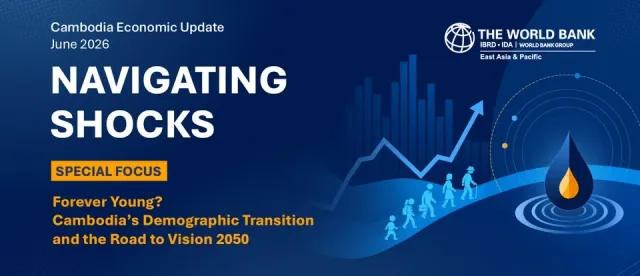 World Bank៖ សេដ្ឋកិច្ចកម្ពុជានឹងមានកំណើន ៣,៩% នៅឆ្នាំនេះ និងបន្តកើនដល់ ៤,៩% នៅឆ្នាំ ២០២៧ - AMS Article Thumbnail