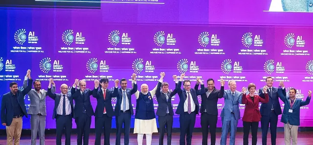 Thumbnail for ឥណ្ឌា ជោគជ័យក្នងនាមជាម្ចាស់ផ្ទះនៃវេទិកា World AI Impact ដំបូងបំផុតនៅទីក្រុងញូវដេលី