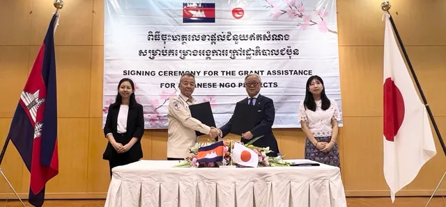 Thumbnail for ជប៉ុន ផ្តល់ថវិកាជំនួយសម្រាប់ស្តារប្រព័ន្ធធារាសាស្ត្រផ្គត់ផ្គង់ទឹកសម្រាប់កសិកម្ម និងសាងសង់អន្តេវាសិកដ្ឋានសម្រាប់និស្សិតស្រីស្នាក់នៅ