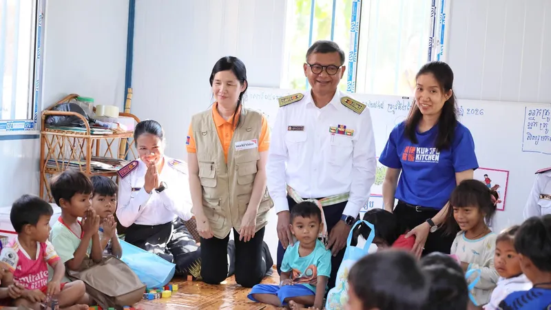 ក្រសួងអប់រំ និង World Vison ផ្ដល់ជំនួយគាំទ្រ ជំរុញការសិក្សារបស់កុមារ នៅជំរំសុវត្ថិភាពខេត្តឧត្តរមានជ័យ