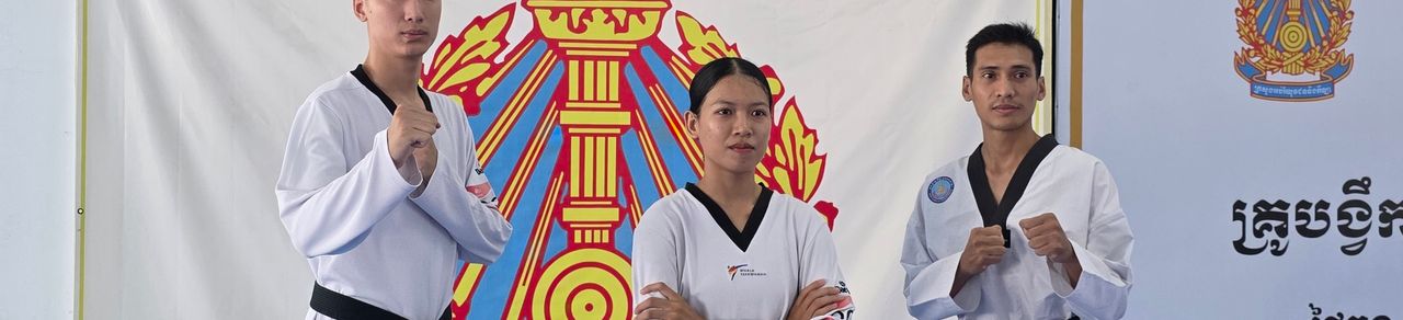 Image for article: តេក្វាន់ដូ WT កម្ពុជាត្រូវឆ្លងកាត់វគ្គជម្រុះជាមុនសិនដើម្បីយកសិទ្ធិទៅកីឡាអាស៊ី ២០២៦នៅជប៉ុន