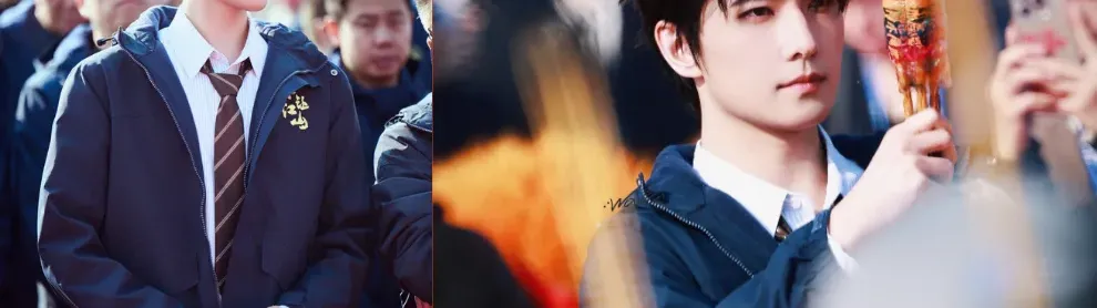 Image for article: Yang Yang ពាក់បង់រុំរបួសចូលរួមពិធីបើកកាមេរ៉ារឿងភាគថ្មី បន្ទាប់ពីជួបគ្រោះថ្នាក់បាក់ឆ្អឹង