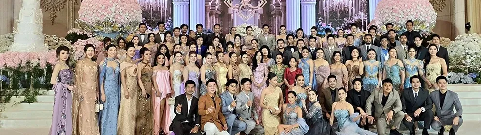 Image for article: មង្គលការកូនស្រីម្ចាស់សម្អាងការ ប៉ារ៉ាឌី តារាល្បីៗជ្រើសប្រើឈុតប្រណីតច្នៃដោយ ប៉ារ៉ាឌី ផ្ទាល់