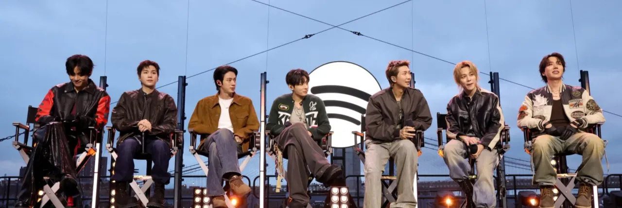 BTS មានអ្នកស្តាប់ថ្មីកើនឡើង ៦៩០ ភាគរយ លើ Spotify បន្ទាប់ពីចេញអាល់ប៊ុម ARIRANG - Main Article Image