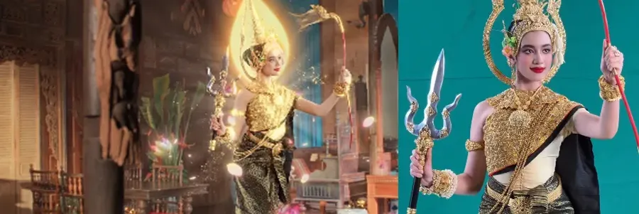 ព្រះនាង ជេនណា ក្នុងឈុតទេវតាឆ្នាំថ្មី ព្រះនាម ព្រះនាង « រាក្យសាទេវី» - Main Article Image