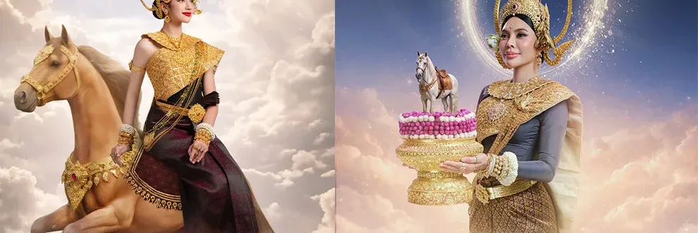 ស្រស់ស្អាត សមសួន តារាស្រីៗនាំគ្នាតុបតែងជាតួអង្គទេវតាឆ្នាំមមី ព្រះនាង «រាក្យៈសាទេវី» - Main Article Image