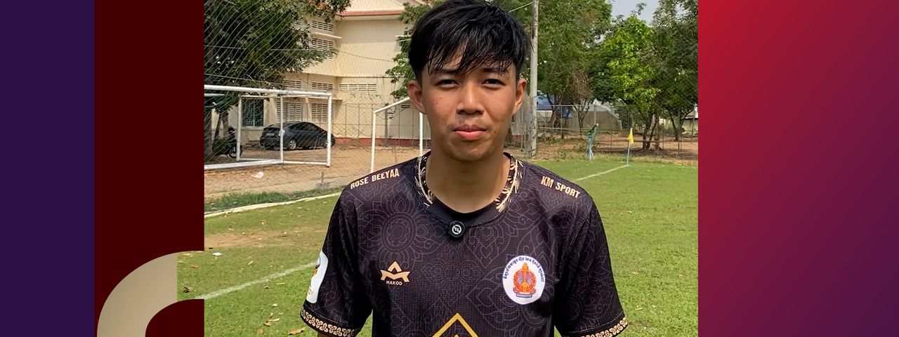 Image for article: ស៊ីន ច័ន្ទសុវណ្ណរ៉ូ កីឡាករវិទ្យាល័យ សម្ដេច ហ៊ុន សែន ប៊ុនរ៉ានី ច្បារអំពៅ៖ ខ្ញុំចង់ក្លាយជាកីឡាករអាជីព ជាមួយការសិក្សាជំនាញ IT នៅថ្ងៃអនាគត