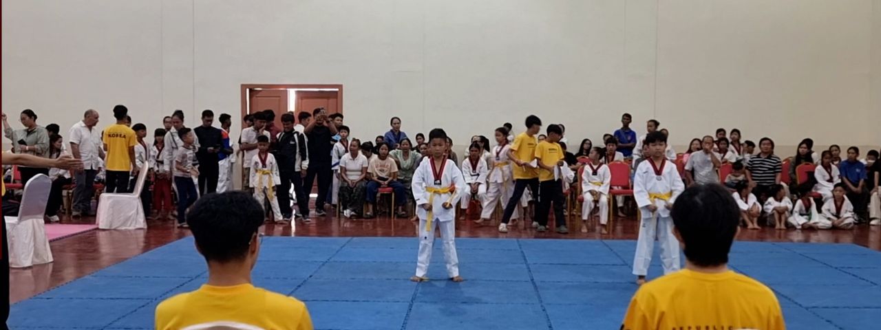 Image for article: ថ្នាលតេក្វាន់ដូ WT១២៨រូបប្រកួតកម្មវិធីដ៏ធំមួយនៅសៀមរាបដណ្ដើមឱកាសប្រកួតកីឡាយុវជនអាស៊ី២០៣១នៅកម្ពុជា