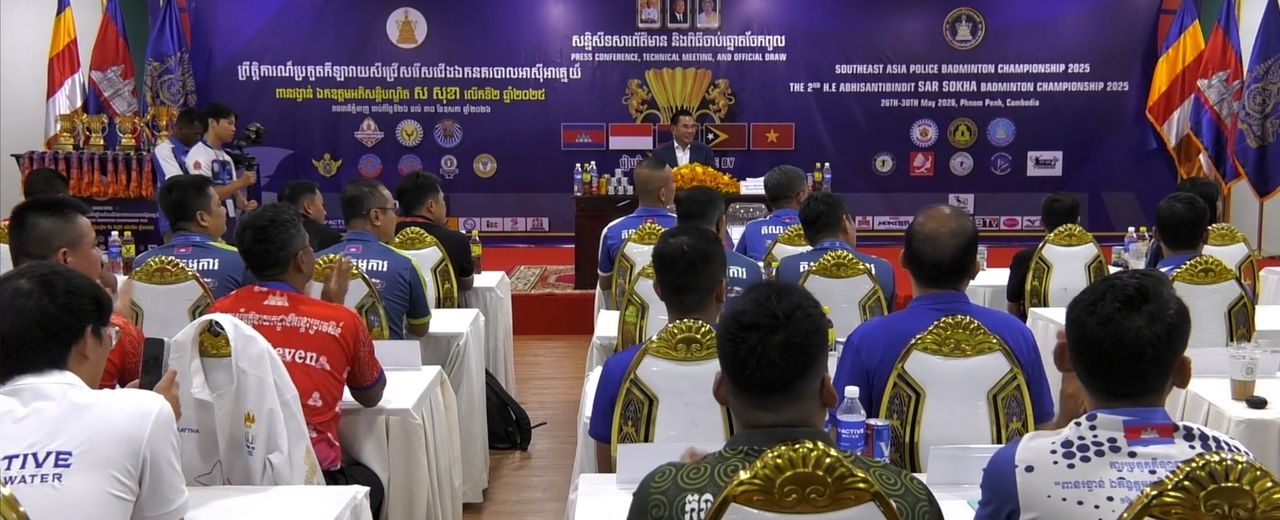 ៥ប្រទេសចូលរួមព្រឹត្តិការណ៍កីឡាវាយសីជើងឯកនគរបាលអាស៊ីអាគ្នេយ៍នៅភ្នំពេញ