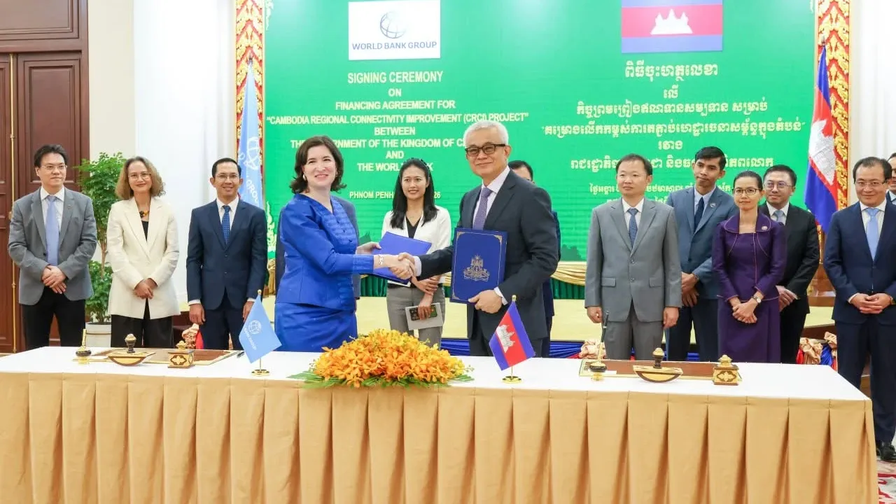 កម្ពុជា-ធនាគារពិភពលោក ចុះកិច្ច...