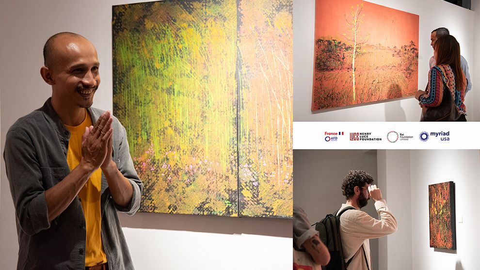 អបអរ! ស្នាដៃសិល្បៈគំនូររបស់កូនខ្មែរម្នាក់ បានដាក់សម្ពោធជាផ្លូវការ