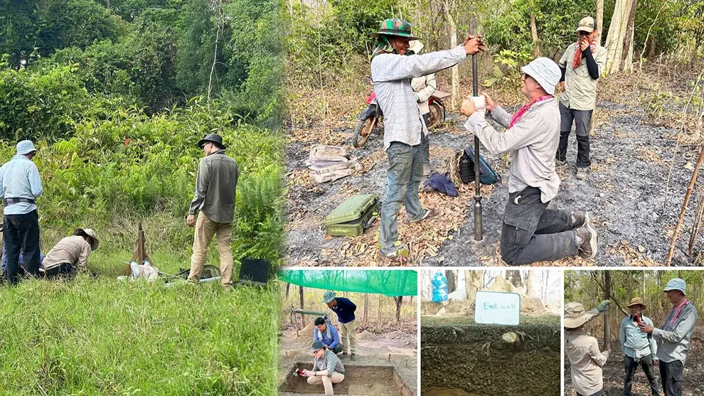 វិទ្យាស្ថាន MPI អាល្លឺម៉ង់ និងក្រុមការងារអាជ្ញាធរជាតិអប្សរា ចុះស្រាវជ្រាវទីតាំងមនុស្សរស់សម័យបុរាណ