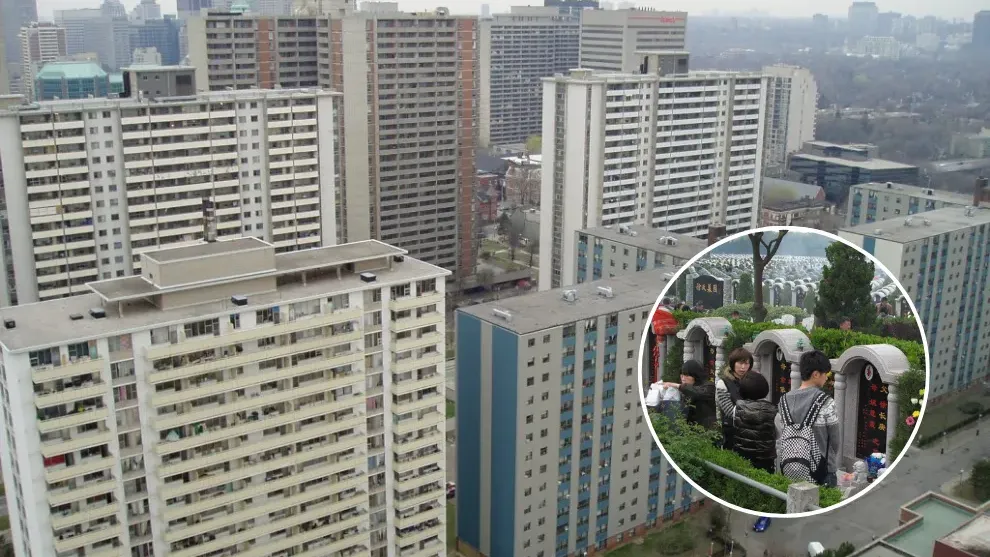 កន្លែងបញ្ចុះសពឡើងថ្លៃខ្ពស់ ជនជាតិចិនទិញអាផាតមិនទុកតម្កល់ធាតុ រហូតដល់មានច្បាប់ហាមឃាត់