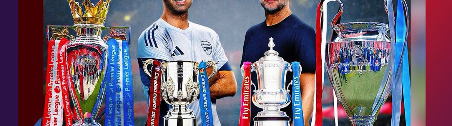 Man City ប្រឈមភាពលំបាកជាង Arsenal ក្នុងដំណើរឆ្ពោះទៅកាន់ការឈ្នះពាន៤ក្នុងមួយរដូវកាល - Article Thumbnail