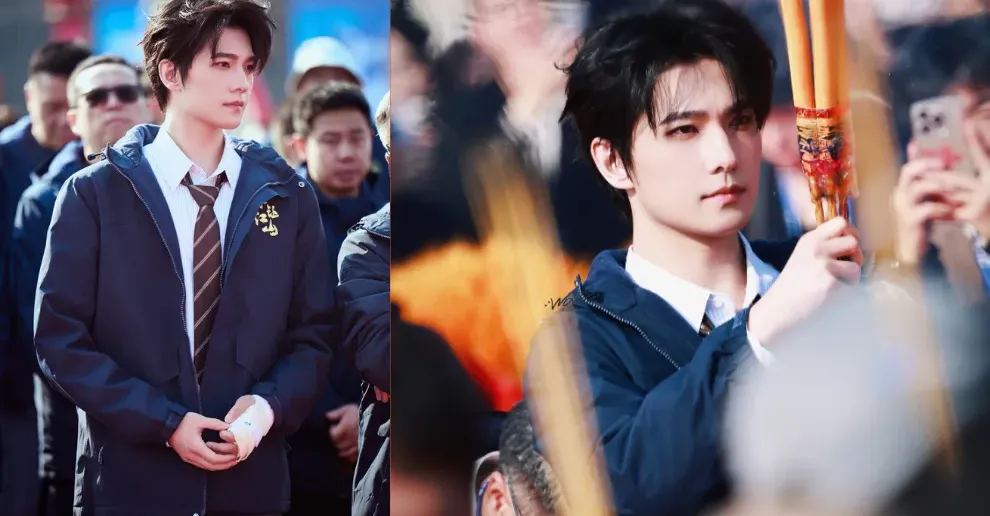 Yang Yang ពាក់បង់រុំរបួសចូលរួមពិធីបើកកាមេរ៉ារឿងភាគថ្មី បន្ទាប់ពីជួបគ្រោះថ្នាក់បាក់ឆ្អឹង