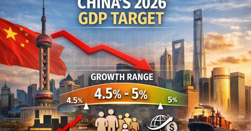 ចិន កំណត់គោលដៅកំណើនសេដ្ឋកិច្ចច...