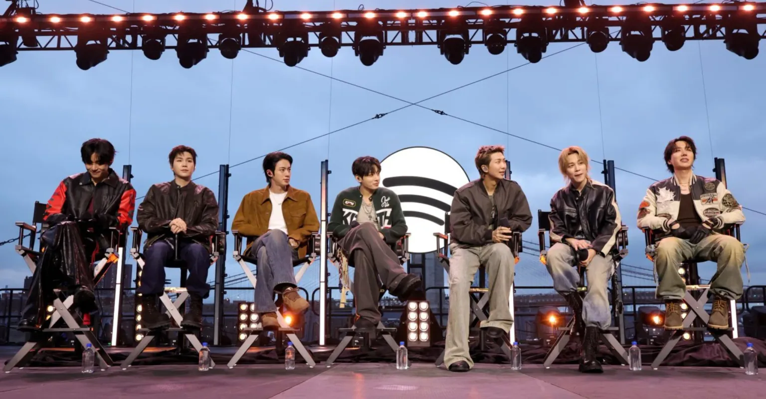 BTS មានអ្នកស្តាប់ថ្មីកើនឡើង ៦៩០ ភាគរយ លើ Spotify បន្ទាប់ពីចេញអាល់ប៊ុម ARIRANG