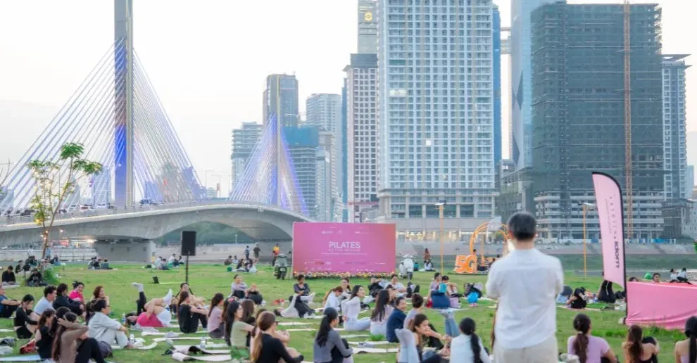 ទីក្រុង នរា បានប្រារព្ធទិវានារីអន្តរជាតិ ជាមួយនឹងការហាត់ Pilates ដោយឥតគិតថ្លៃ