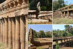 ស្ពានហាលប្រាសាទបេងមាលា ដែលទ្រុឌទ្រោមស្ទើរបាត់រូបរាង ប្រែមកសភាពរឹងមាំវិញហើយ