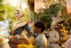 ពេជ្រ វត្តីសារ៉ាវឌ្ឍី គ្រងឈុតទេវតាឆ្នាំថ្មី បង្ហាញអត្តសញ្ញាណ ប្រពៃណី ទំនៀមទម្លាប់ខ្មែរ