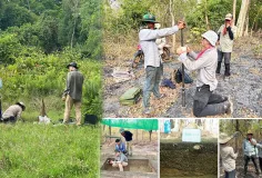 វិទ្យាស្ថាន MPI អាល្លឺម៉ង់ និងក្រុមការងារអាជ្ញាធរជាតិអប្សរា ចុះស្រាវជ្រាវទីតាំងមនុស្សរស់សម័យបុរាណ