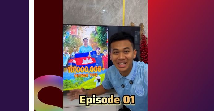 រិទ្ធីសក្ដិ អ្នកបង្កើតមាតិកាបាល់ទាត់នៅកម្ពុជា ក្នុងដំណើរនាំទង់ជាតិកម្ពុជាទៅកាន់ពិភពលោកទទួលបានអ្នកទស្សនា១០លានដងក្នុងបណ្ដាញសង្គមរបស់ខ្លួន