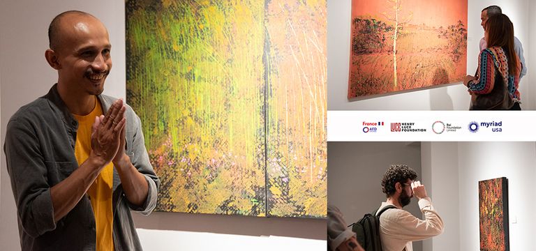 អបអរ! ស្នាដៃសិល្បៈគំនូររបស់កូនខ្មែរម្នាក់ បានដាក់សម្ពោធជាផ្លូវការ