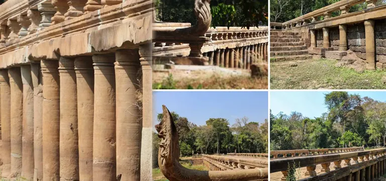 ស្ពានហាលប្រាសាទបេងមាលា ដែលទ្រុឌទ្រោមស្ទើរបាត់រូបរាង ប្រែមកសភាពរឹងមាំវិញហើយ