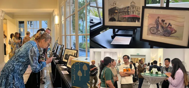 ភ្ញៀវជាតិ-អន្តរជាតិ ចូលរួមទស្សនាកុះករ ថ្ងៃបើកសម្ពោធពិព័រណ៍សិល្បៈបង្ហាញពីជីវភាពរស់នៅរបស់ប្រជាជនកម្ពុជា